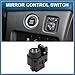 SWITCHRISE Car Mirror Switch No.15261341 View Mirror Remote Control Switch for Pontiac G6 Solstice Plastic Black Fit for