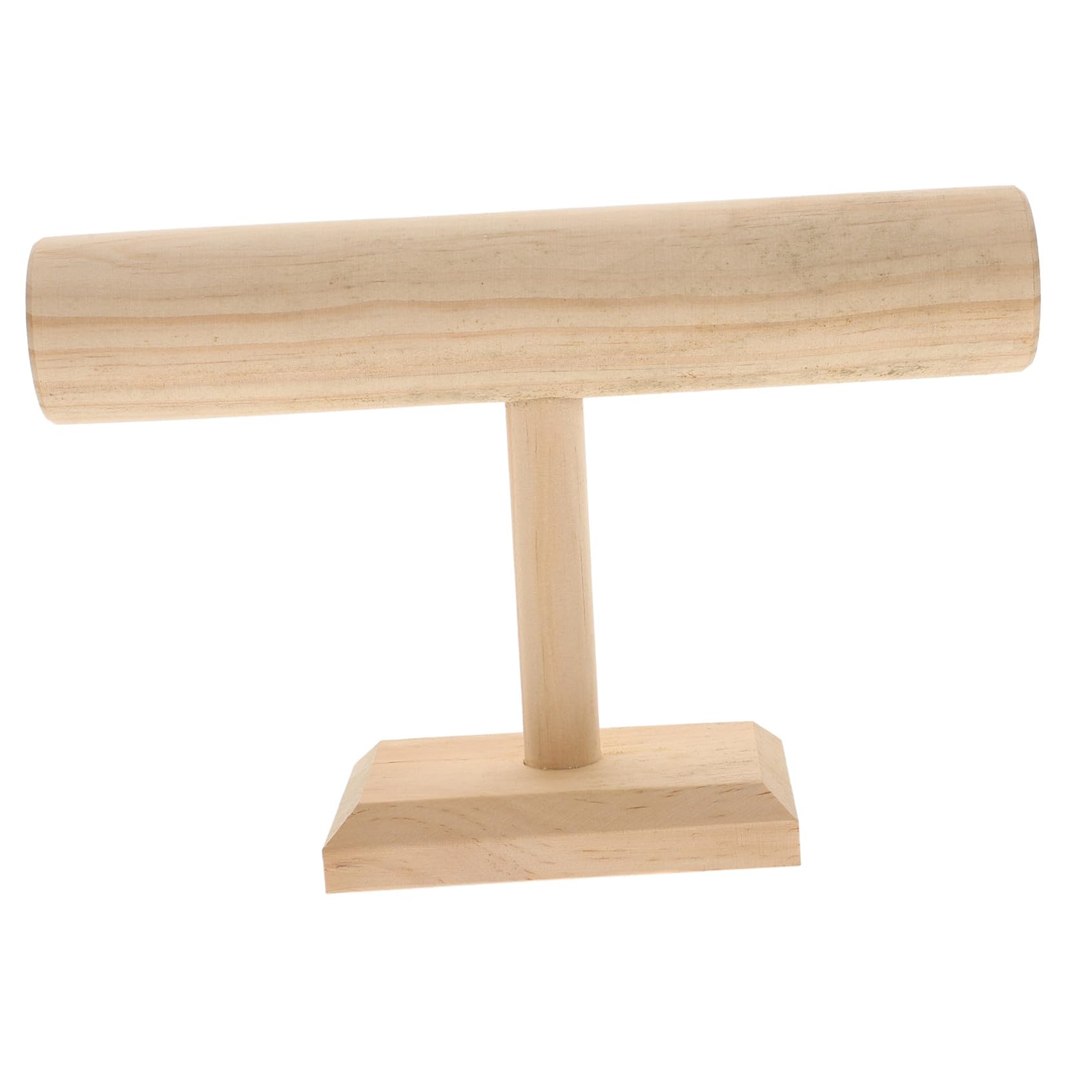 Soporte para Guardar Pulseras de Madera Beige Portátil para Reloj
