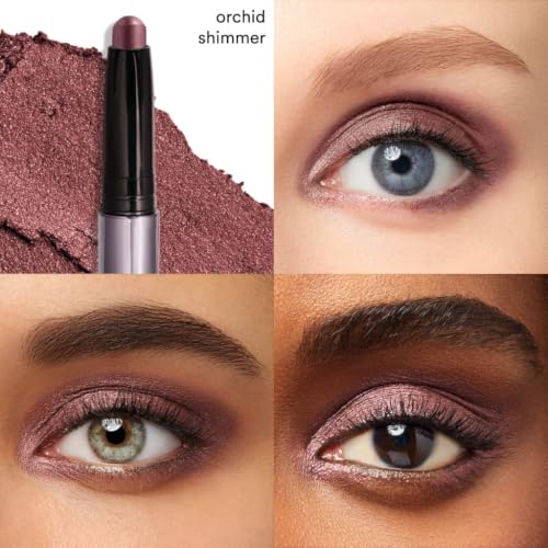 Image of Julep Eyeshadow 101 Cream-to-Powder Waterproof Eyeshadow Stick - Orchid Shimmer - Long-Lasting, Buildable, Crease-Proof, Cruelty Free, Shimmer Finish with Built-In Smudger