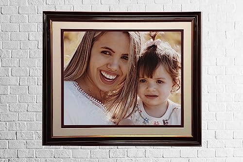 Law Degree Certificate Document License 16 x 20 Double Mat with Mahogany Frame