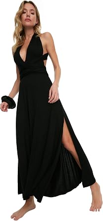 Trendyol Women Beachwear Maxi Shift Regular Knit Dress