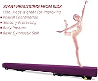 Vista 10 de 6ft/8ft Gymnastics Balance Beam, High and Low Floor Beam Gymnastics Equipment for Kids/Adults,Gymnastics Beam for Training