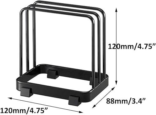 Miniatura 2 de Organizador de tabla de cortar, soporte para tabla de cortar, hojas para hornear galletas para almacenamiento de gabinete o encimera de cocina