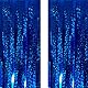 DunkelBlau Backdrop Streamers AILEXI 2 Pack 1M*2.5M Metallic Tinsel Folie Fringe Vorhänge für Photobooth Party Dekor