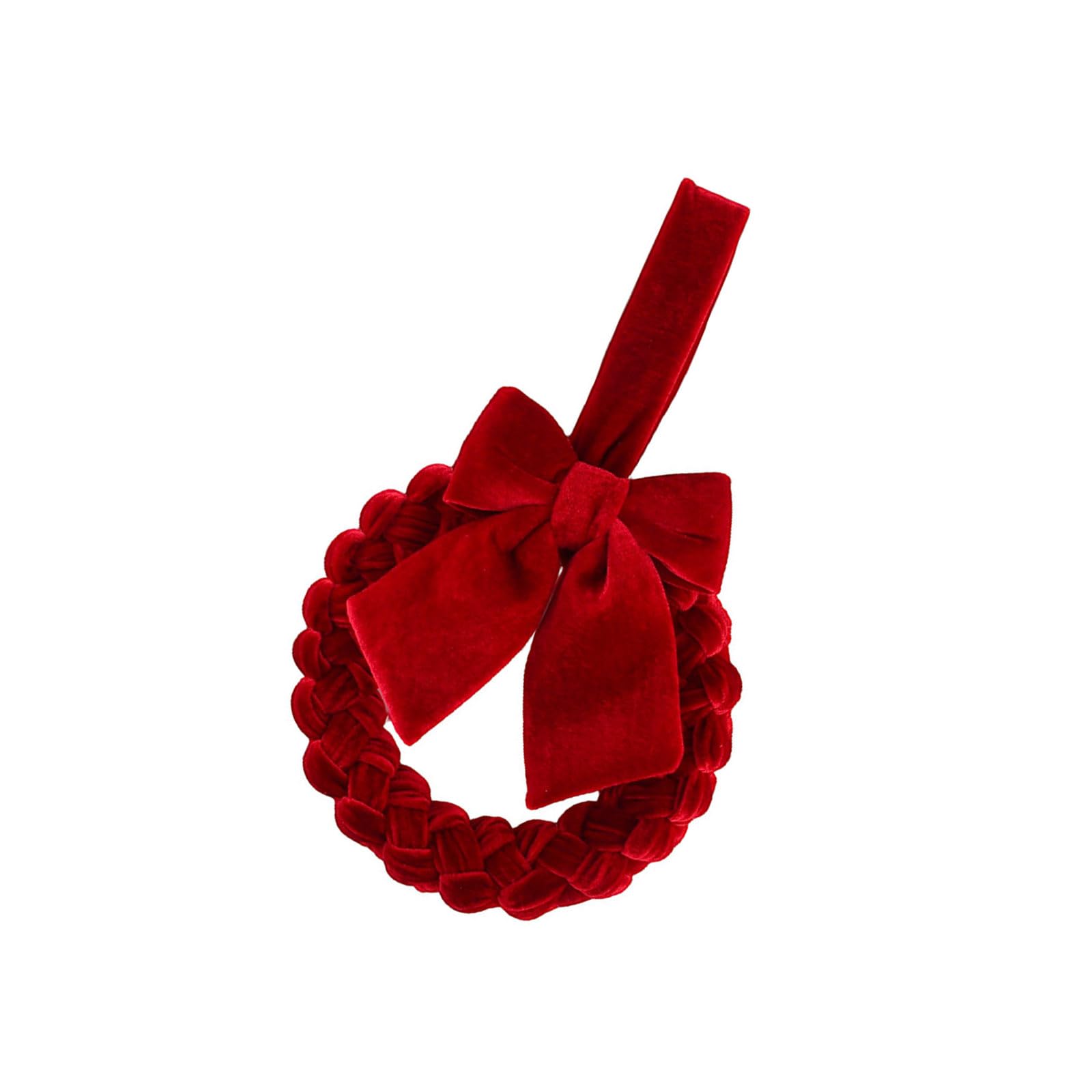 WAGHAVEN Fleece Christmas Wreath with Flocking Decoration for Holiday Party Decoration Mall Festival