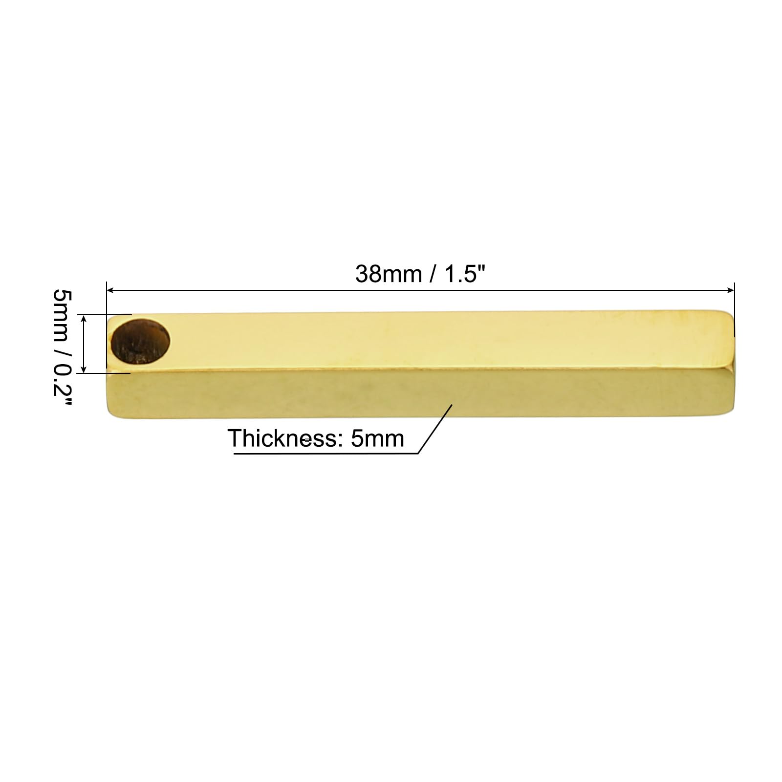 PATIKIL 5pcs Metal Stamping Blanks - Image 2