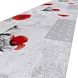 Pratique : le tapis de cuisine protège vos sols contre les éclaboussures de graisse et d'huile pendant la cuisson, tandis que le dessous est en mousse souple antidérapante.