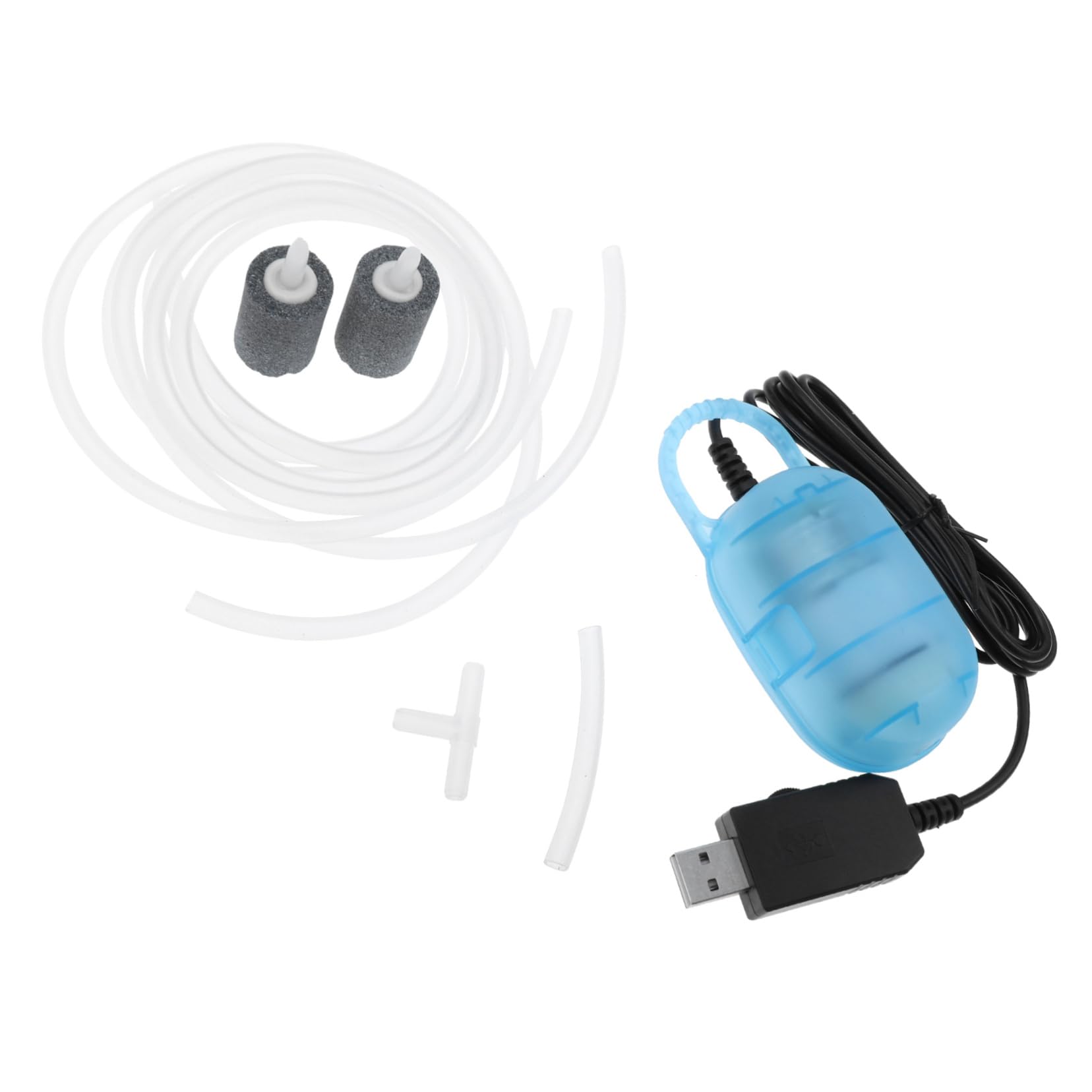 Mipcase 1 Set Aquarium Air Pump Compact Underwater Pump for Tank Portable Oxygen for Home Use and Ornamental