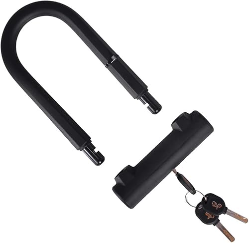 Miniatura 8 de Bike U Lock 0.709 in resistente antirrobo con cable de acero de seguridad con soporte de montaje resistente y llave antirrobo Cerraduras seguras
