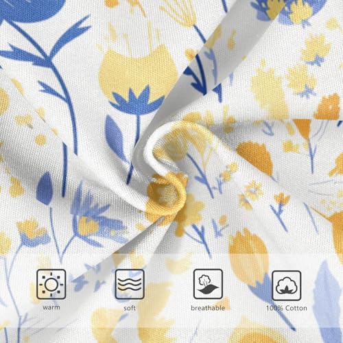 KLL Seamless Wild Flowers Farmhouse Boys Toddler Pure Cotton Training Underwear Breathable Undies3