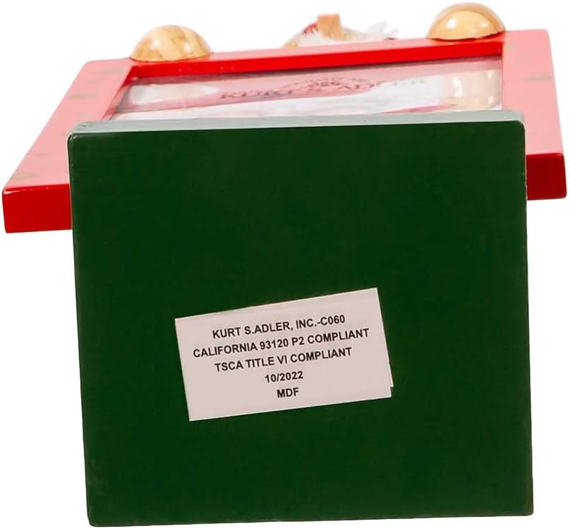 Kurt Adler 15-Inch Nutcracker King Holding Picture Frame