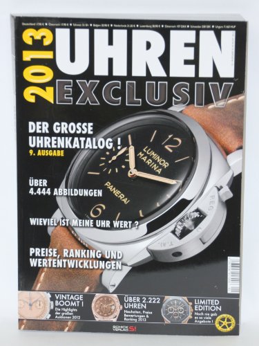 Raro: Relojes Exclusiv 2013 El gran catálogo de relojes con más de 4.444 ilustraciones 1A