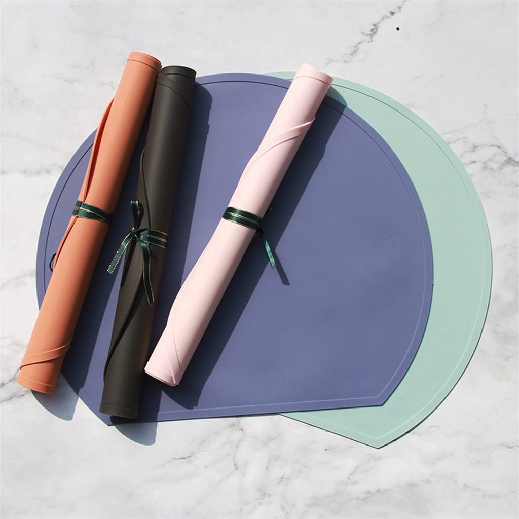 Décoration de Table, Sets de Table, Tapis de Cuisine en Silicone Morandi, Couleur Isolante Thermique, Style scandinave, Assiette pour la Cuisine Occidentale