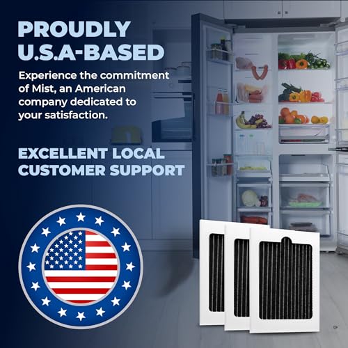 FRESH Paultra Refrigerator Air Filter Replacement for Frigidaire and Electrolux EAFCBF, Compatible with Paultra, PureAir Ultra, 242061001, 241754001 - (4 Pack) Air filter by MIST - Thumbnail 6