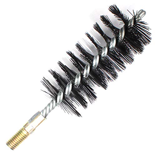 Brosse de Ramonage Cheminée Herisson Ramonage Brosse Métallique Brosse de Tuyau de Poêle Nettoyage Intérieur et Extérieur Ø 50 mm Longueur 110 mm