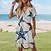 July 4th Dresses Lounge Graphic Casual Short Sleeve Maternity Fashion Festival O Neck Fourth of July Outfits Vestidos De Verano para Mujer 2025 Silver