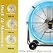 Imagen de HiCFM Ventilador de barril de alta velocidad de 24 pulgadas 8600 CFM con potente motor de 1
