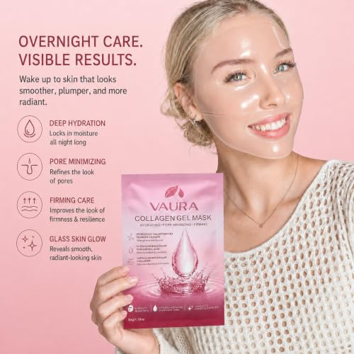 VAURA Collagen Gel Hydrogel Face Mask - Image 2