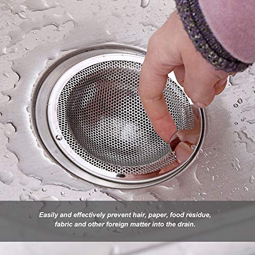 Colador para desagüe de cocina, acero inoxidable miniatura 2