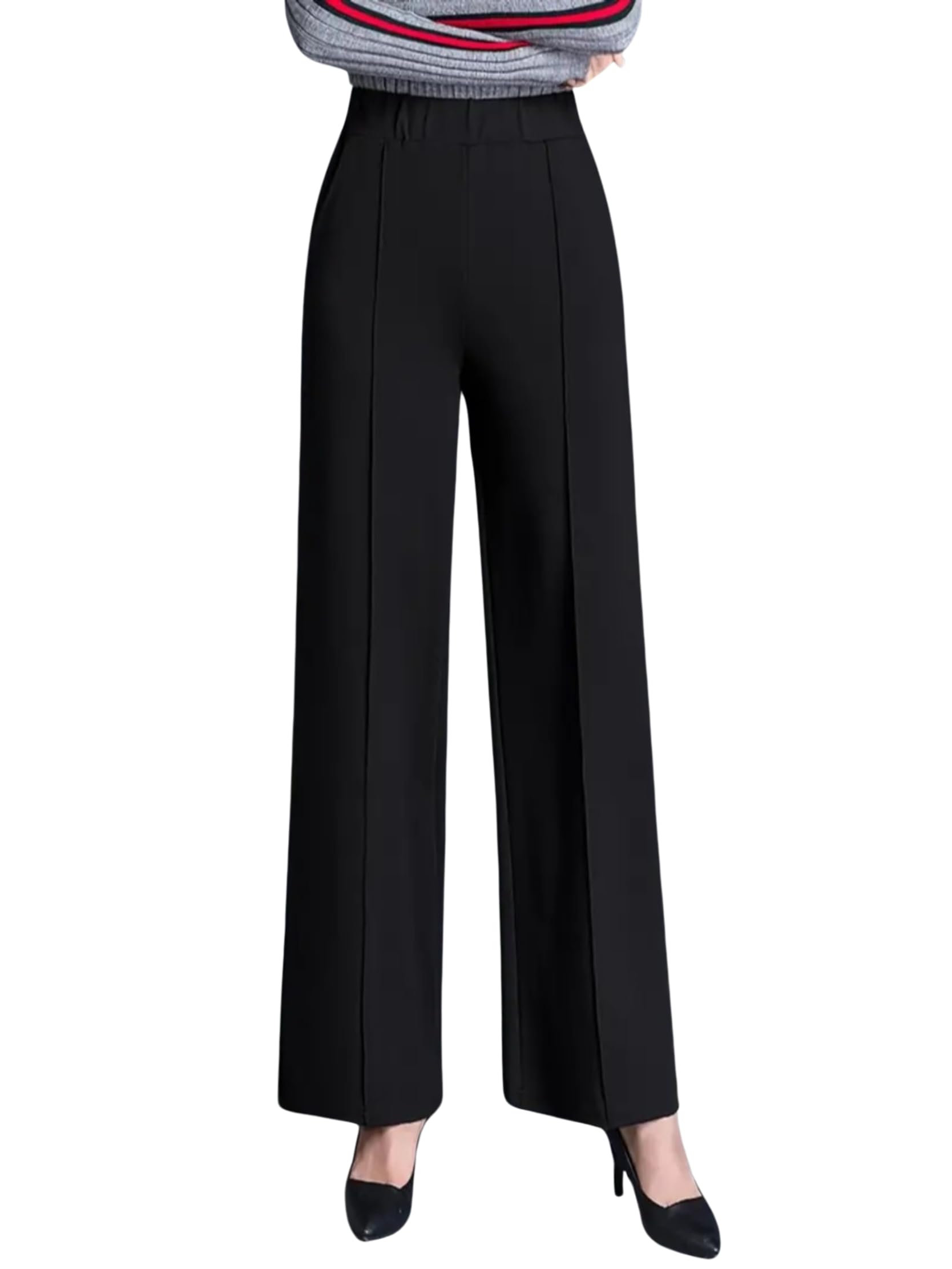 litva Premium Women's Slim 4-Way Stretch Formal Trousers (Flexi-Waist | Wrinkle Resistant | Desk-to-Dinner)-picture-38