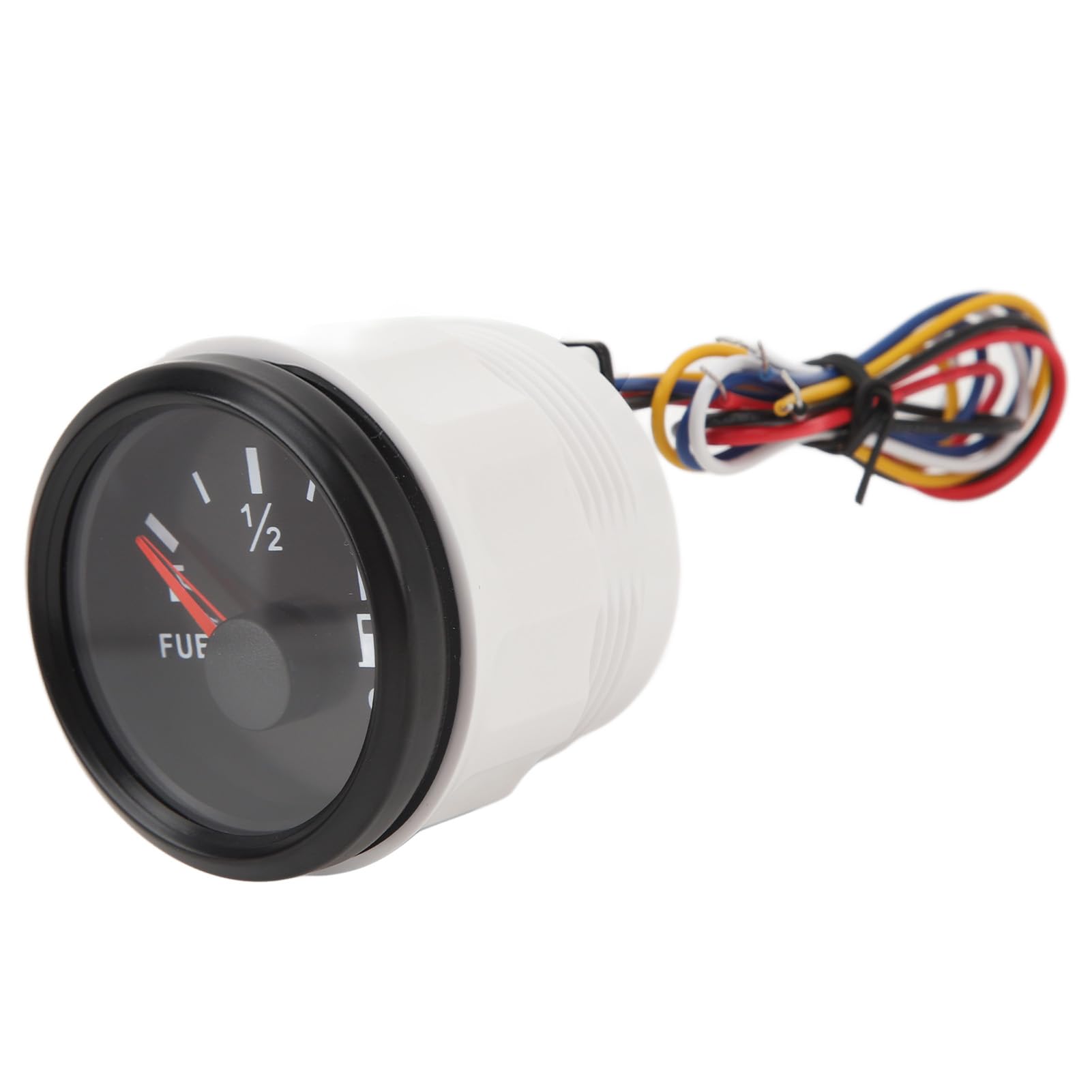 Jauge de Niveau de Carburant Universelle, Numérique, Compteur de Carburant Marin, 52mm, DC9-32V, 240-33ohm, pour Camping-car, Yachts, Bateaux de Pêche (Cadran noir Lunette noire)