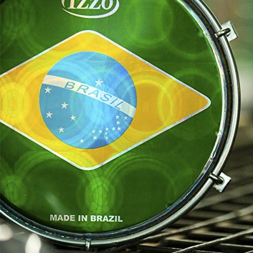 PARCHE 6" TAMBORIM BANDERA BRASIL REF. IZ2675 (Una Unidad)