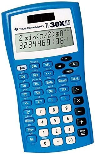 Back To School Texas Instruments Fundamental TI-30X IIS, 2-Line Scientific Calculator Supply Kit, Essential Classroom Teaching & Advance Training Resource Tool for Math Science Algebra Statistics Trig