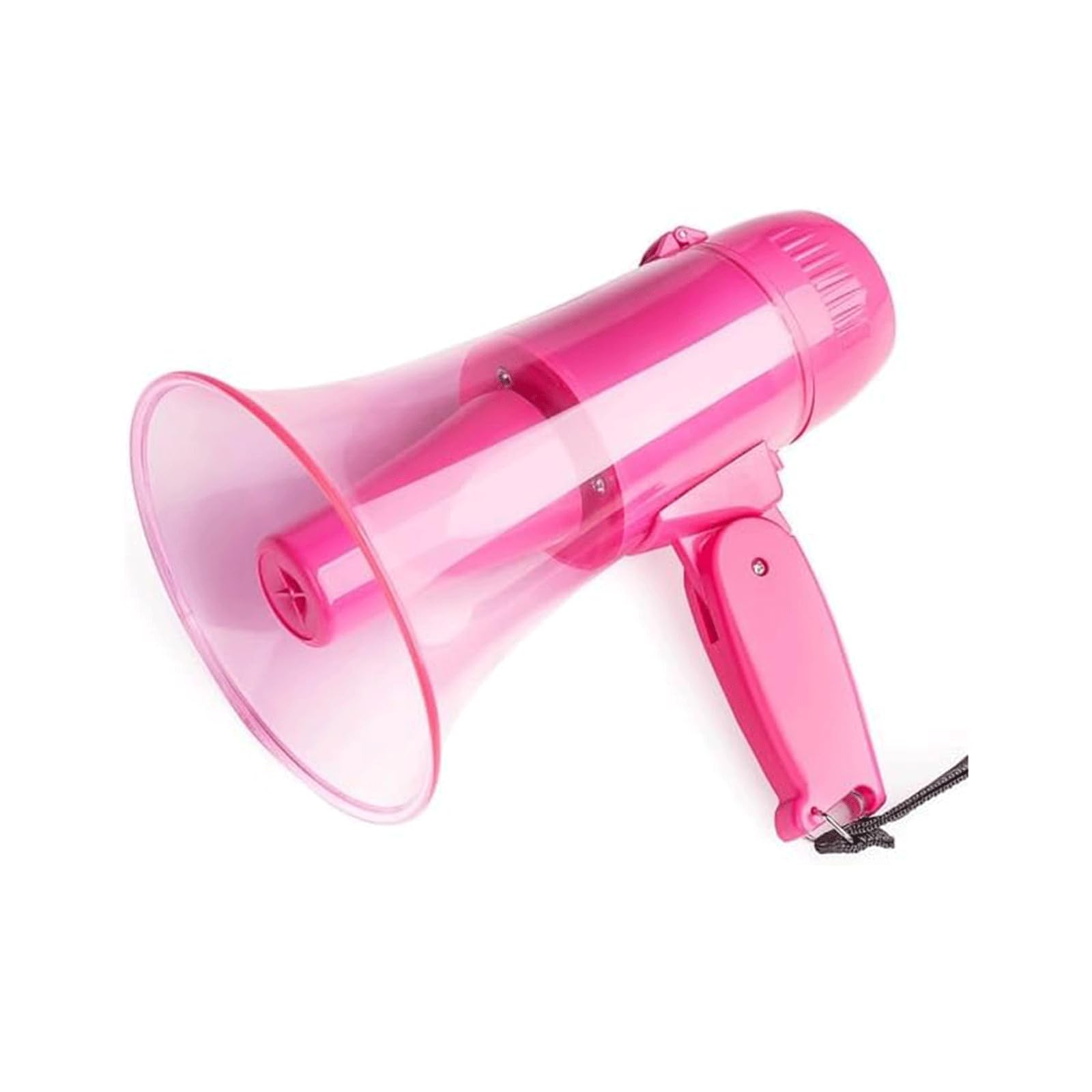 POCHY Moda Megáfono Megáfonos para Exteriores Altavoz de megáfono de Alta Potencia de 20 W con Altavoz de megáfono de Sirena Incorporado Volumen Ajustable Megáfono de Mano Bonito