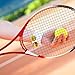 ZQTSANKESL 15pcs Tennis Racket Vibration Dampener, Soft Silicone Tennis Racket Shock Absorber, Cute Pattern, Protecting Your Wrist and reducing Tennis Impact (Yellow Emoji Pattern)