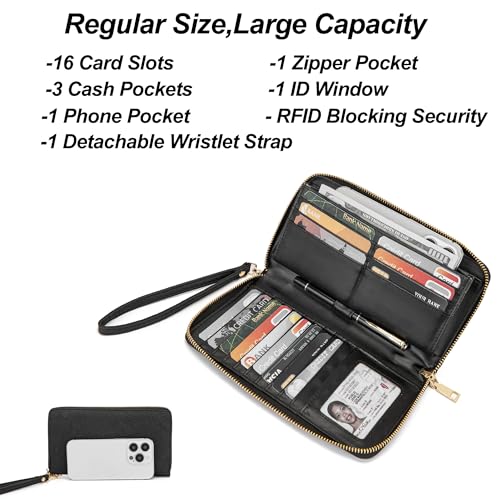 Image of Qiyuer Versatile Daily Purses with RFID Wallet for Women Tote Handbag Set | 3PCS, Fits 13 inch Tablet, Sturdy Vegan PU, Spacious, Work Use, Shoulder Satchel, Large Clutch Wallet, Makeup Bag, Ideal Gift