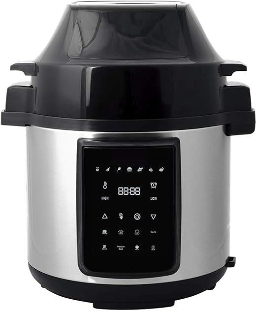 Healthy choice Pressure Cooker Air Fryer Combo 6 Liter, 7 preset air