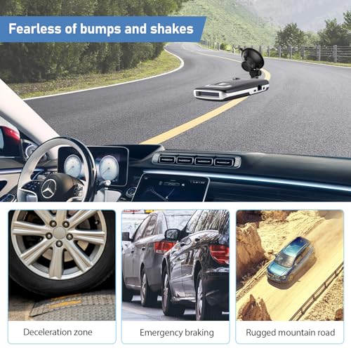 Image of Radar Detector Mount,Suitable for Escort MAX,MAX 2,2015-2019 MAX360 | Windshield Radar Suction Cup Mounting Base,with Sliding Plate Connection(Not Applicable to MAX 3 and MAX360C Model