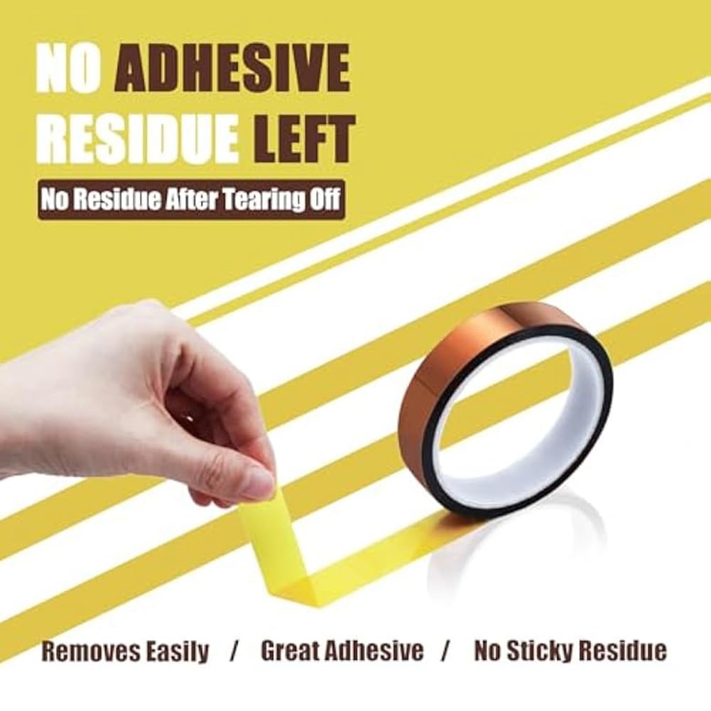 Nastro Termico per Trasferimento A Sublimazione, Resistente al, Nastro Adesivo di Trasferimento, Termico, Residui, 12 Rotoli 20 mm X 33 M (108 Piedi)