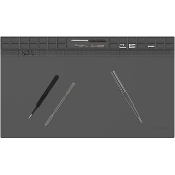 Soldering Mat Antistatic Repair Mat Extra Large 60 x 35 cm Soldering Mat Silicone Robust Heat Resistant Repair Mat Work Mat Silicone Mat Ideal for a Variety of Electronic Repairs