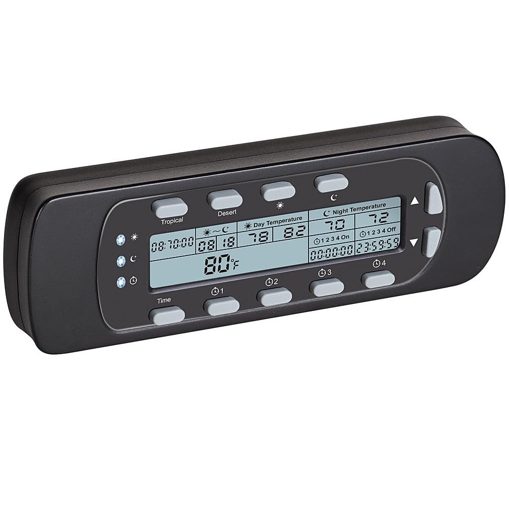 Repti-Zoo EZ Thermo-Timer-Steuerung - Thermostat mit einem zweiten Timer THC16
