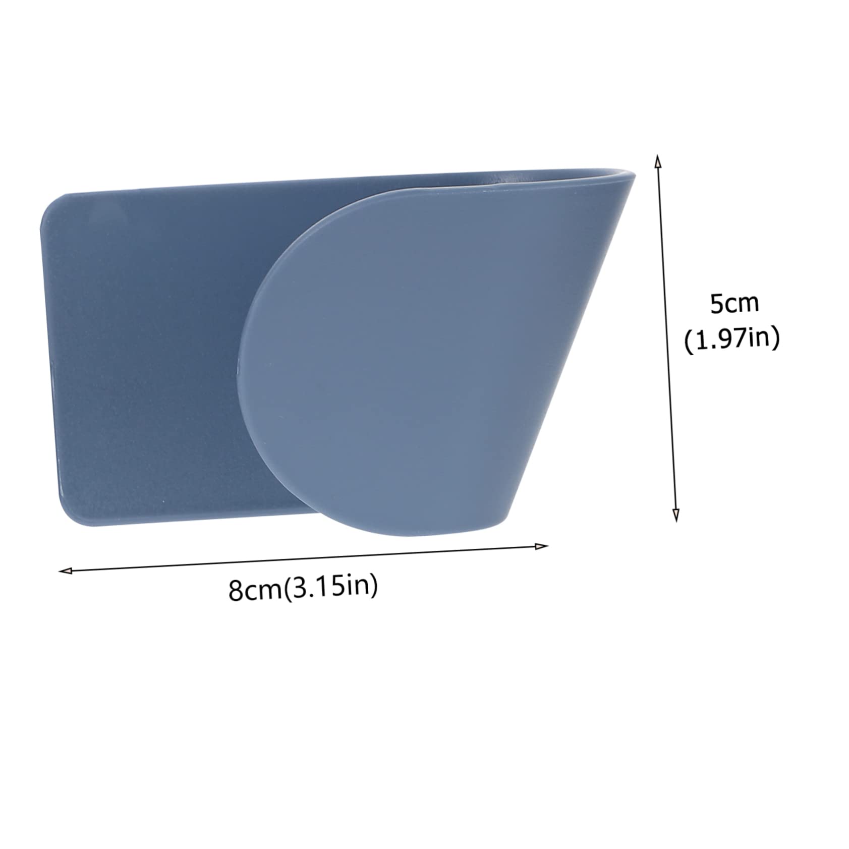 Cabilock 3 Pairs Adhesive Pot Lid Holder Kitchen Lid Organizer for Wall Storage No Drilling Required Space Saving Rack Modern Design