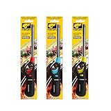 Neon Refillable Butane Fuel Lighter, Pocket Lighter, BBQ Lighter, Candle Lighter, Multi-Purpose Lighter 3pcs