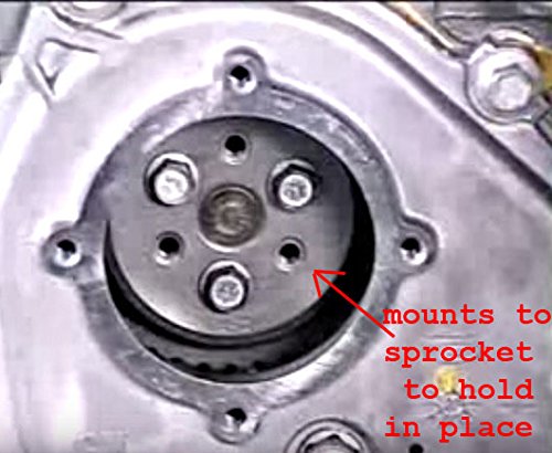 Gm 2.2 2.4L Water Pump Sprocket Retainer Ecotec 4 Cylinder Cobalt Saturn Chevy #TOP3