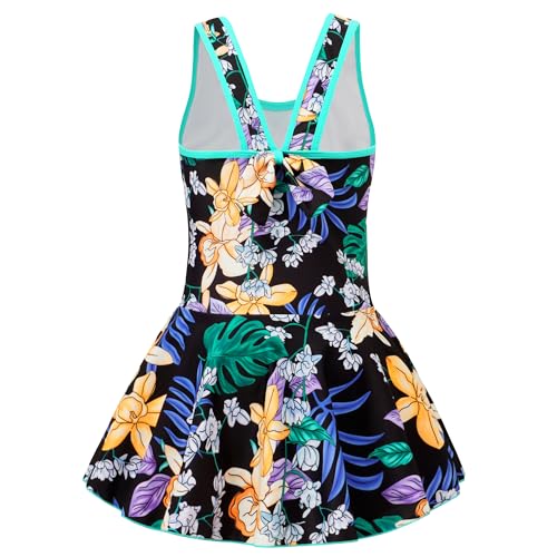 Image of Girls One Piece Unicorn Swimsuit Mermaid Swimwear Rainbow Bathing Suit