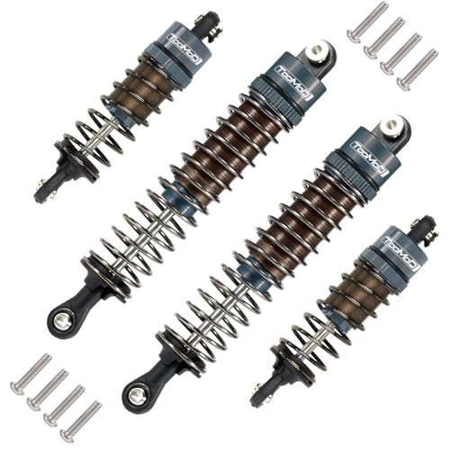 TOOMOD 1/10 70MM 95MM RC Oil filled Shock Absorbers kit for Tamiya TT-02B DT-02 DT-03 1/10 Buggy Car Upgrades Parts (Grey)