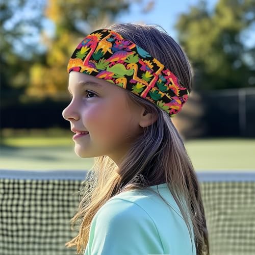 Boys Kids Sports Headbands Elastic Sweat Headband Girls Boys Headscarf for Football Basketball Running Exercise3