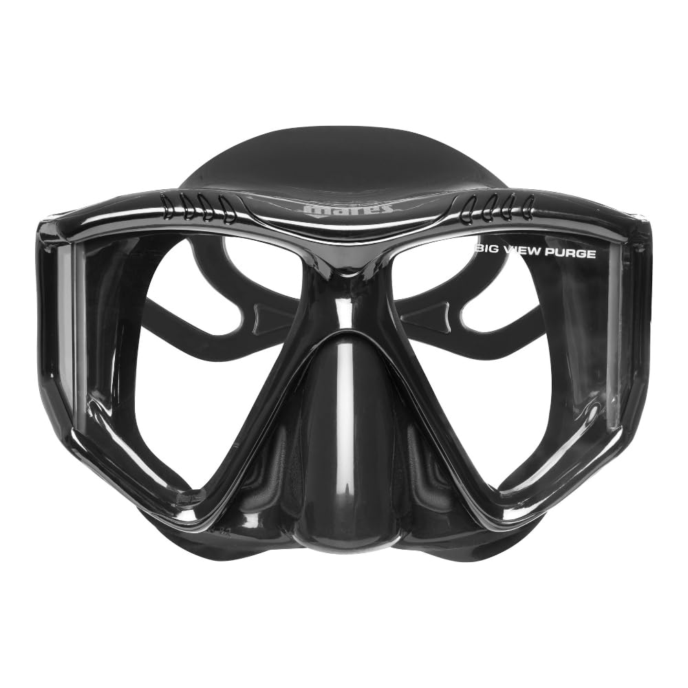 Mares Combo Big View Purge Splash – Kit Masque Tuba Adulte, 4 Verres, Vision Large, Tuba Semi-Dry