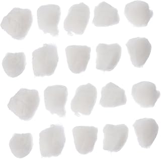 FOMIYES 12 Bolas De Algodão Absorventes Bolas De Algodão Cosméticas Bolas De Algodão Para Maquiagem Bolas De Algodão Para O Rosto Bolas De Algodão Orgânicas Almofadas De Algodão Redondas