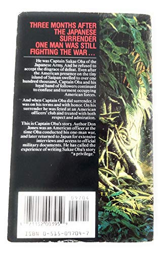 Oba: Last Samurai 0515097047 Book Cover