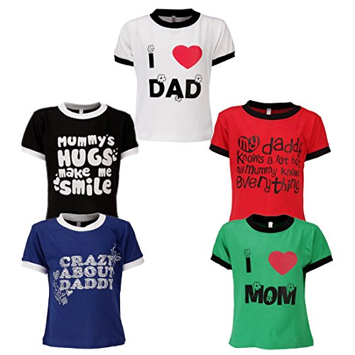 Image of GOODWAY Pack of 5 Printed Boys Half Sleeve Tshirt(19 JB5PCKMND)