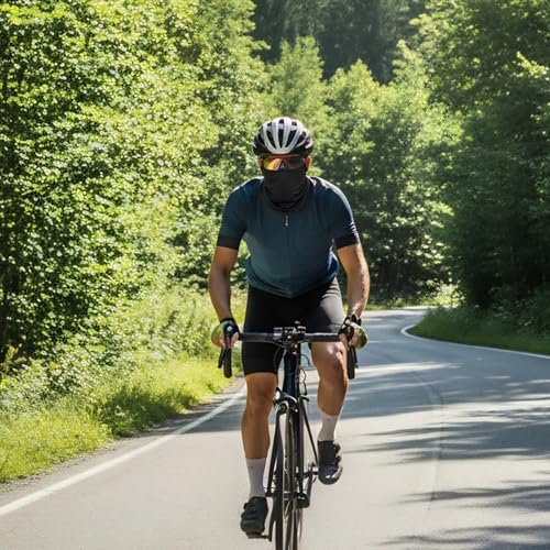 Vauki 2 sztuki maseczki na twarz, elastyczny szal kominowy dla mężczyzn i kobiet, maska motocyklowa, maska na szyję, wielofunkcyjna chusta ochronna na usta, maska na twarz, akcesoria do uprawiania