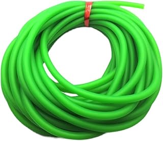 1 Uds Tubo De Látex Verde, 7 × 3mm Alto Elástico Tirachinas Yoga Tubo De Goma For La Industria Del Entretenimiento Y El Fitness (Color : 2m)