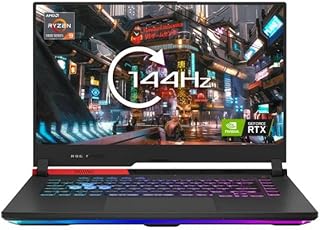 ASUS ROG Strix G15 15.6" 165Hz WQHD Gaming Laptop - AMD Ryzen 9 5900HX (8 Cores, 4.6GHz), Radeon RX 6800M 12GB, 32GB DDR4, 1TB SSD, WIFI 6& BT 5.1, RGB Keys, FREE Windows 11 Pro Upgrade (Renewed)