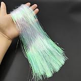 Carytalee 2000 Strands Icicles Tinsel for Christmas Tree and Party Decorations, White Iridescent