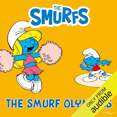 The Smurf Olympics Audiolibro Por Peyo arte de portada